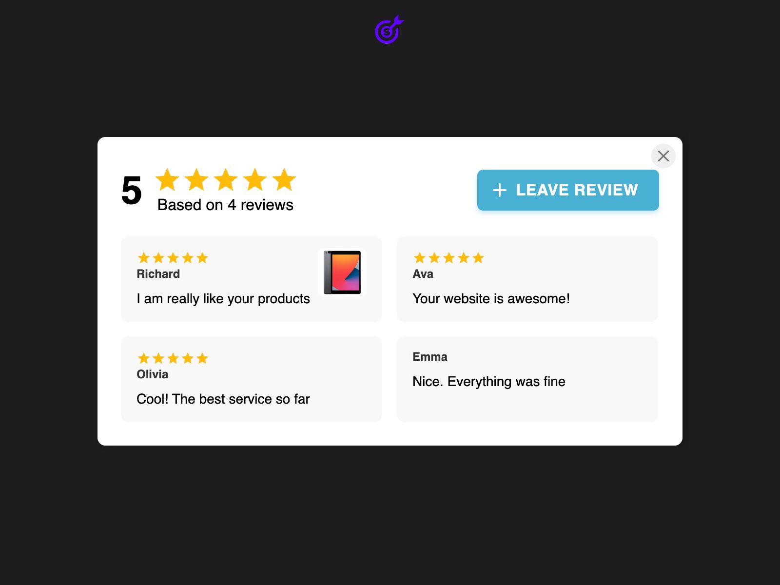 Thumbnail 1 for Smartarget Reviews, a Framer Marketplace plugin by Smartarget.