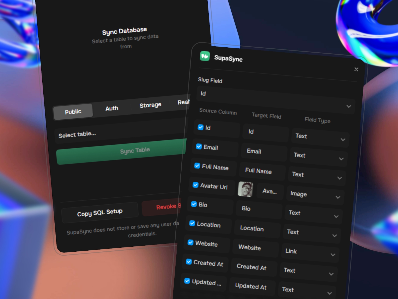 Screenshot 2 for SupaSync, a Framer Marketplace plugin by Kayode.