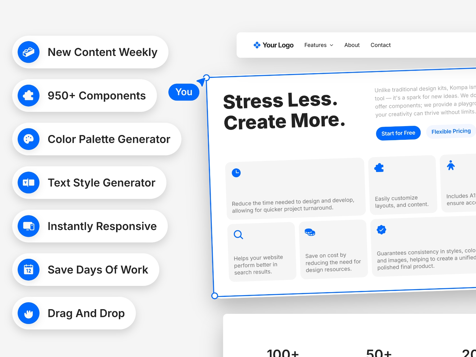 Screenshot 2 for Kompa, a Framer Marketplace plugin by Kompa.