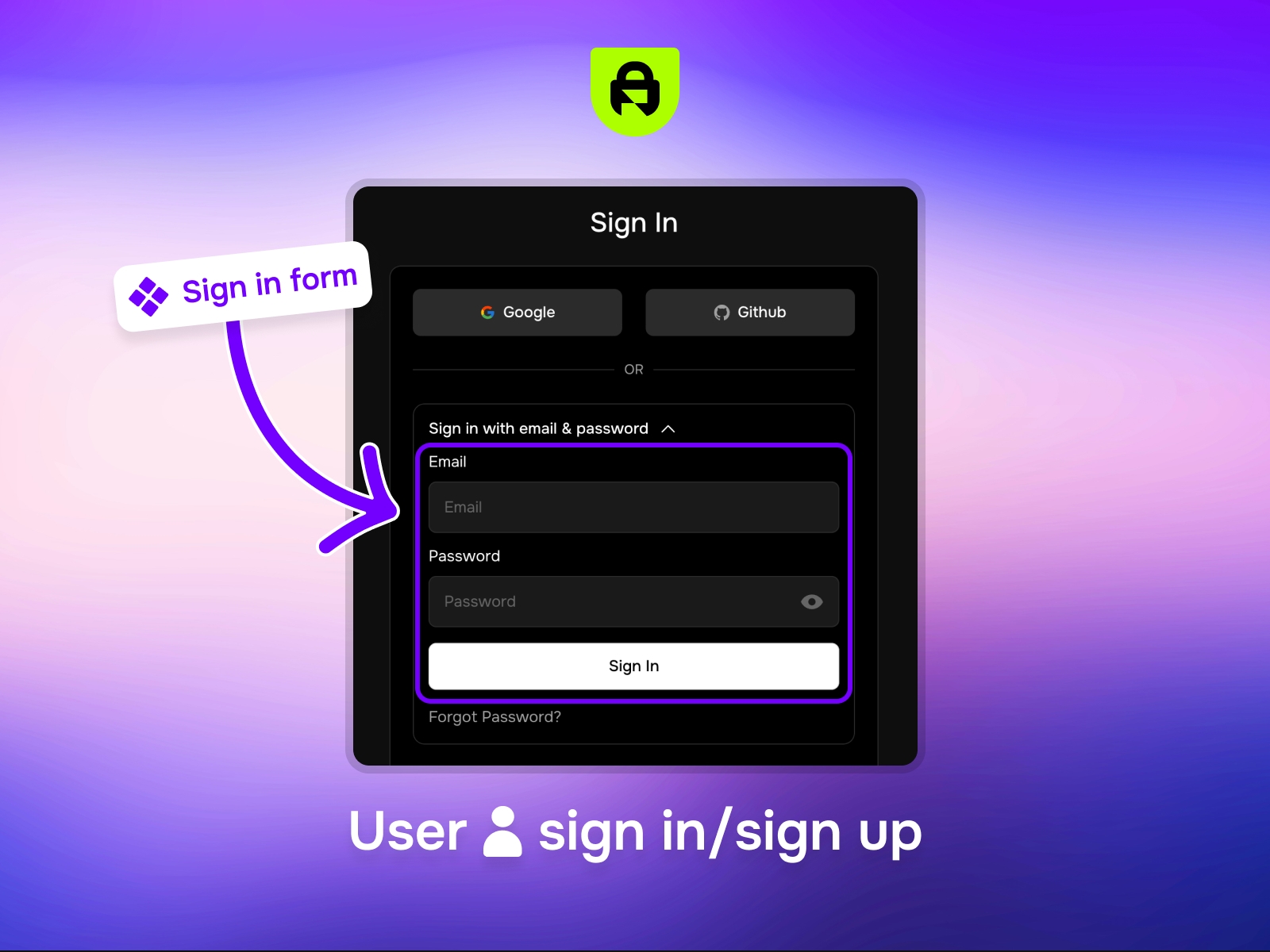 Screenshot 3 for FrameAuth (previously FramerAuth), a Framer Marketplace plugin by Danny Sapio.