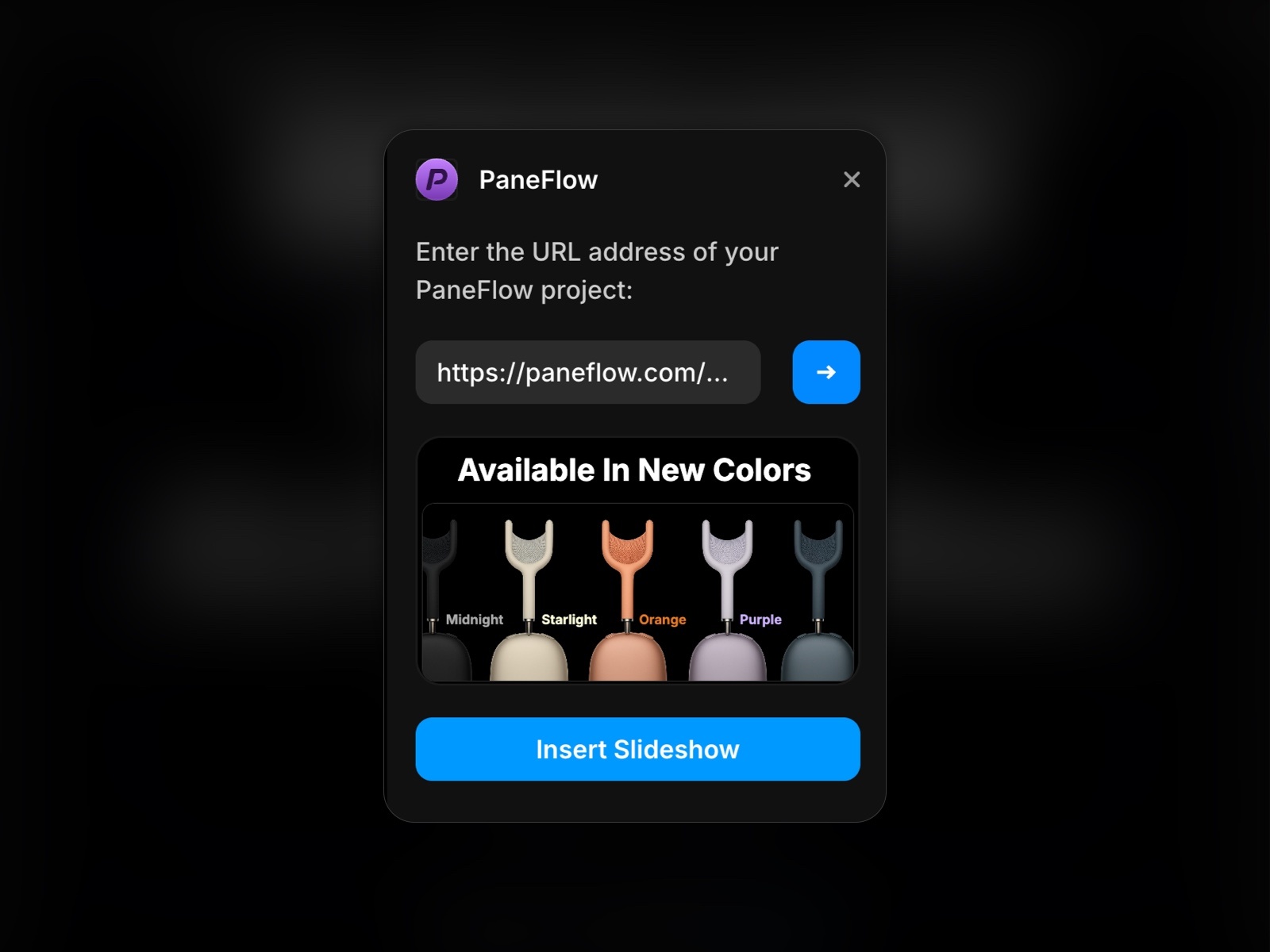 Screenshot 2 for PaneFlow, a Framer Marketplace plugin by Vladimir Kharlampidi.