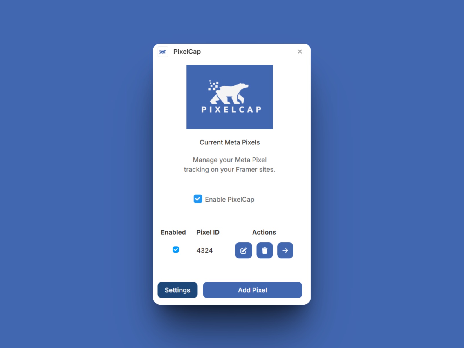 Thumbnail 1 for Pixelcap, a Framer Marketplace plugin by Nixir.