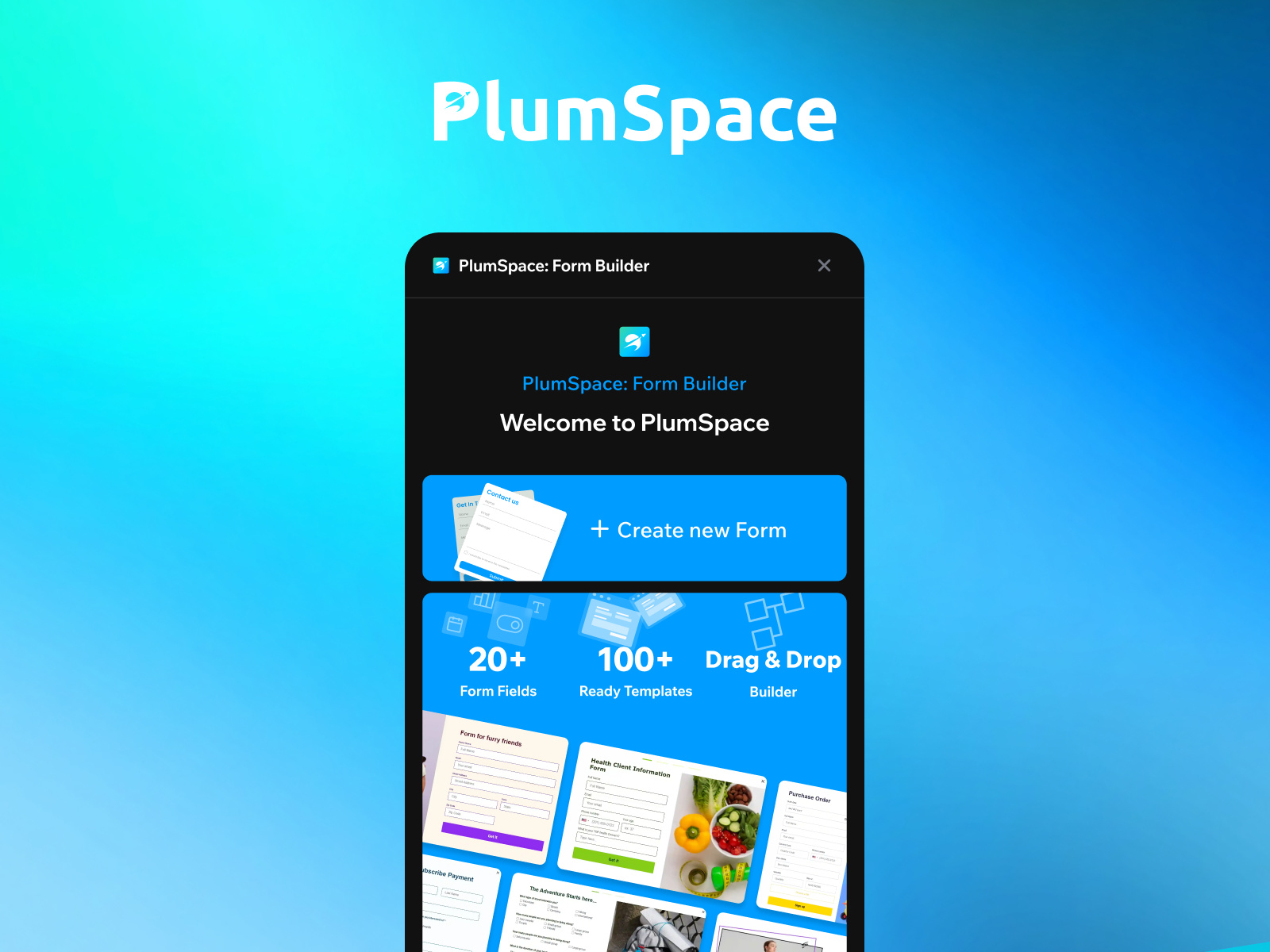 Thumbnail 1 for PlumSpace: Form Builder, a Framer Marketplace template by PlumSpace.
