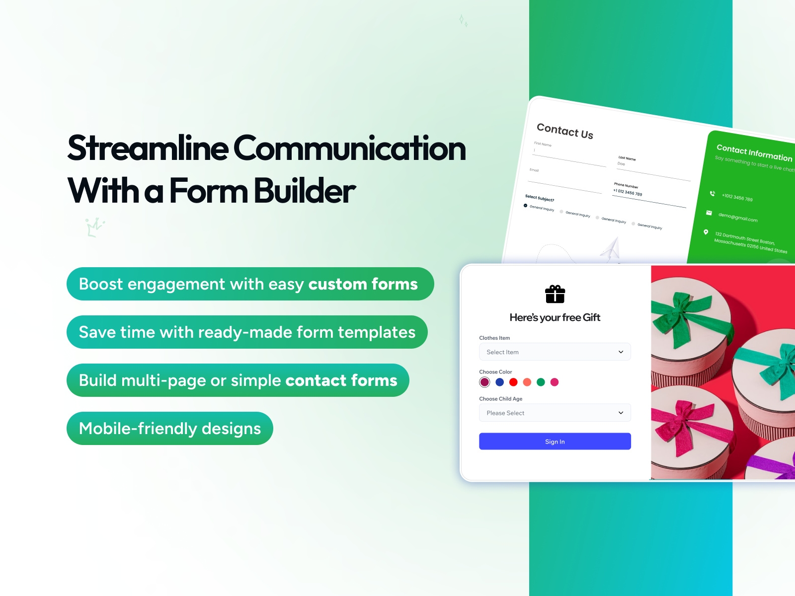 Thumbnail 1 for PlumSpace: Form Builder, a Framer Marketplace template by PlumSpace.