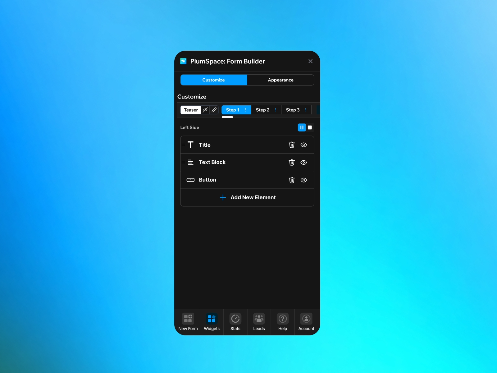 Thumbnail 2 for PlumSpace: Form Builder, a Framer Marketplace template by PlumSpace.