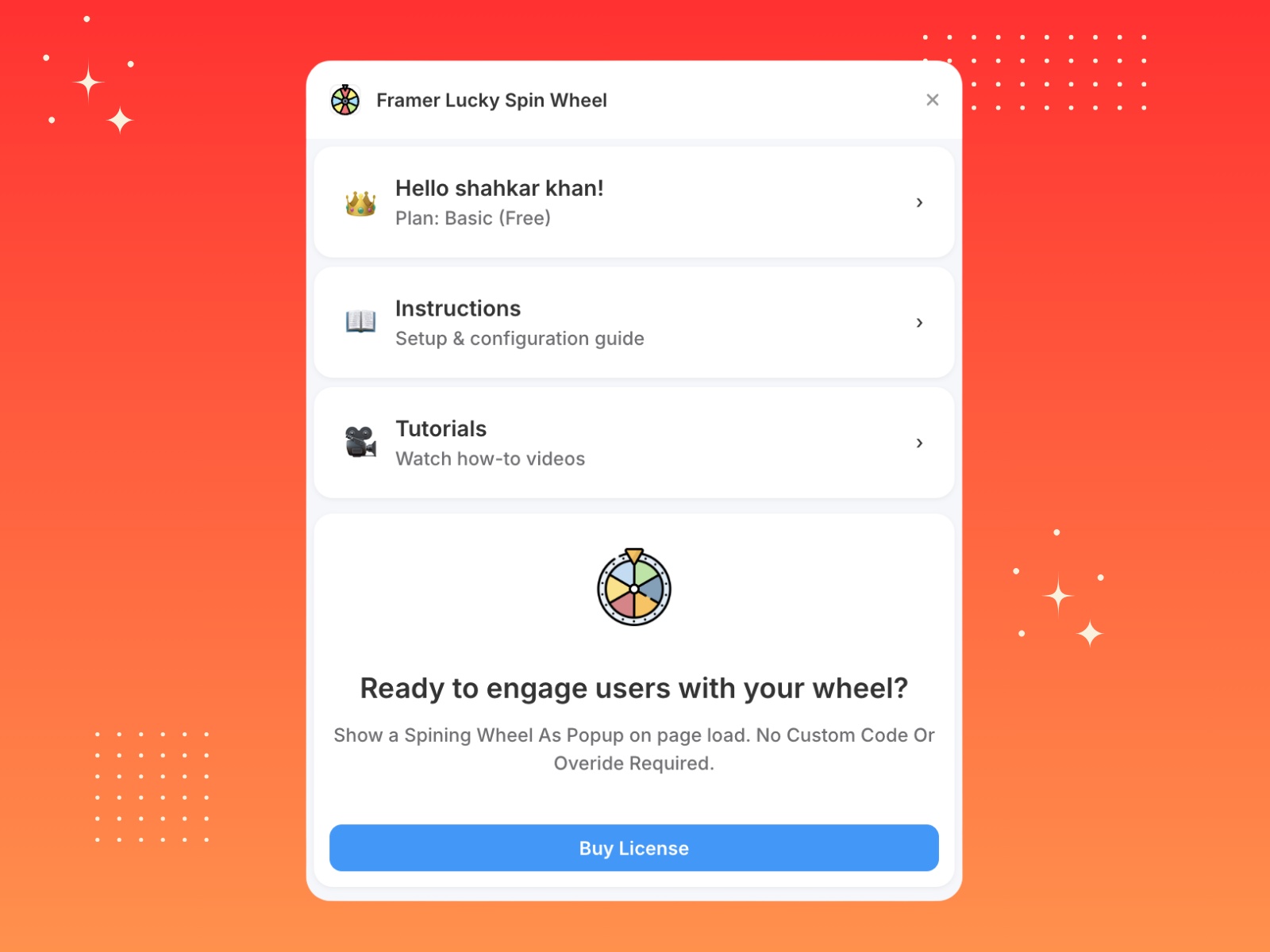 Thumbnail 1 for Framer Lucky Spin Wheel, a Framer Marketplace plugin.