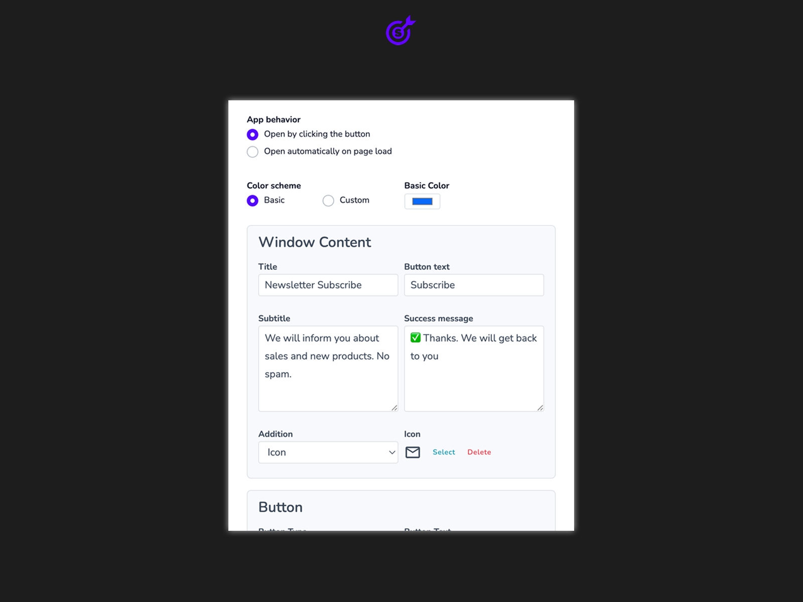 Thumbnail 2 for Smartarget Popup Forms, a Framer Marketplace plugin by Smartarget.