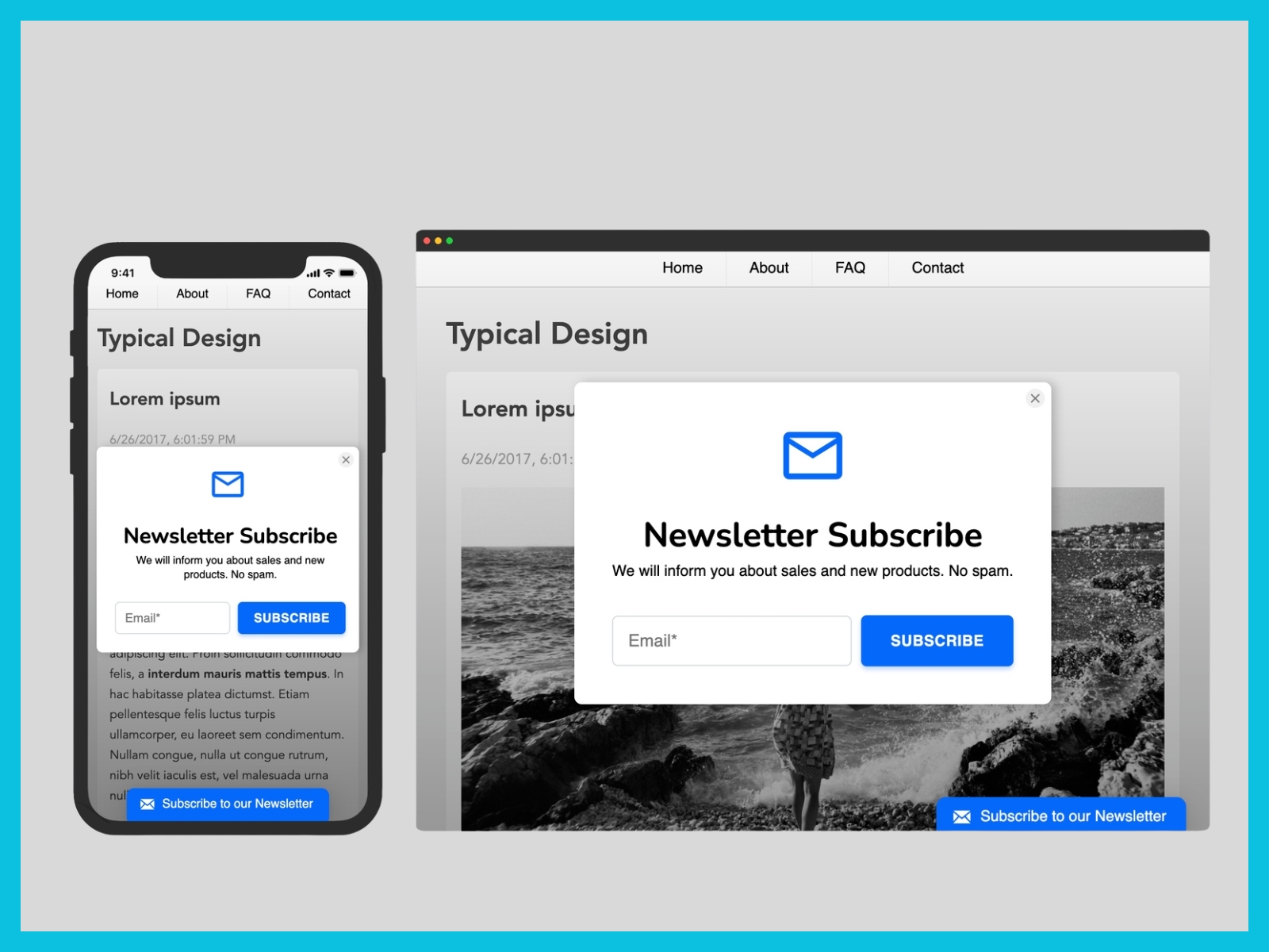 Screenshot 3 for Smartarget Popup Forms, a Framer Marketplace plugin by Smartarget.