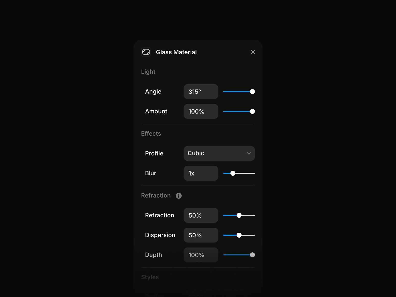 Thumbnail 2 for Glass Material, a Framer Marketplace template by Aframe Studio.