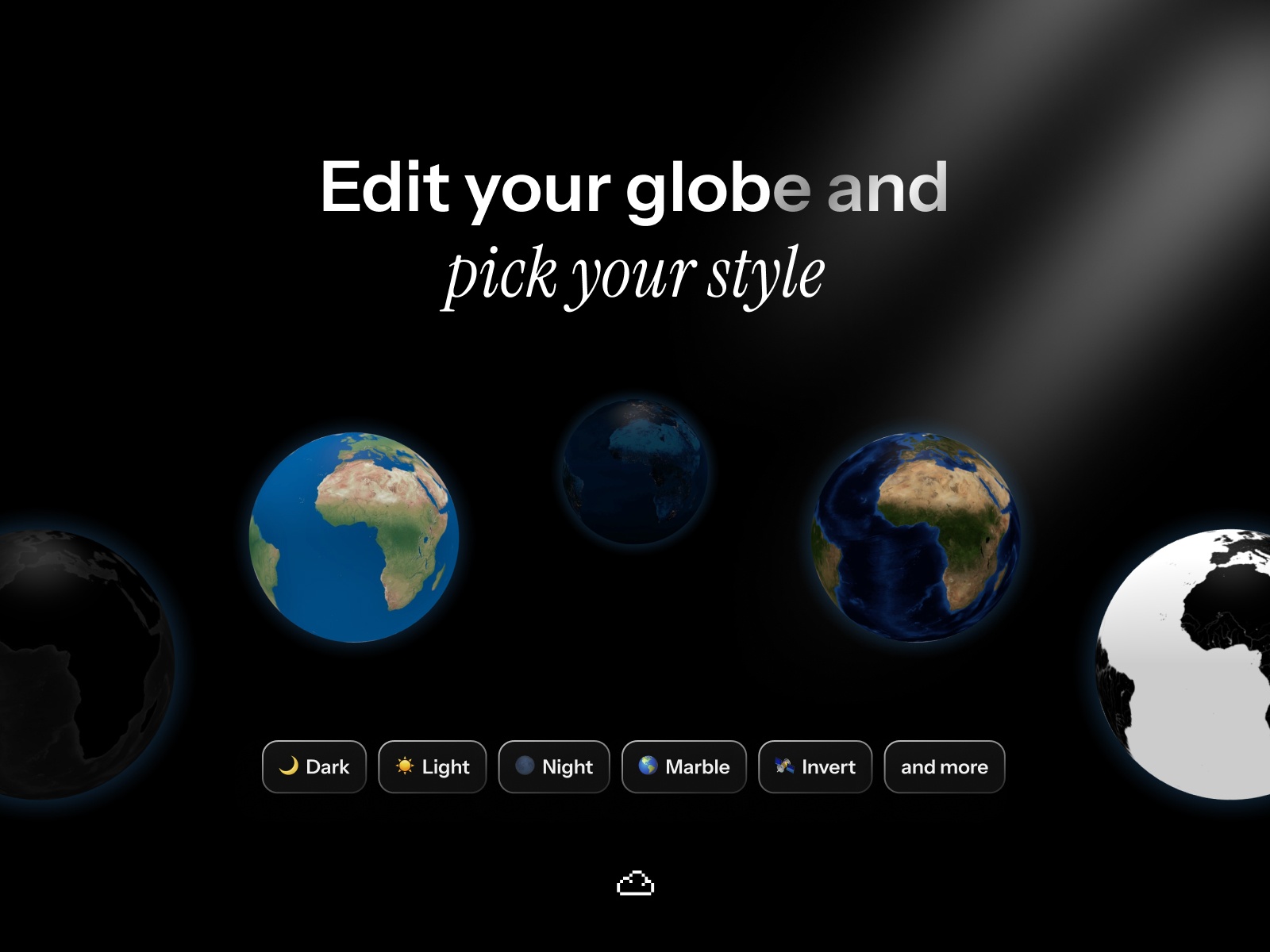 Thumbnail 2 for Globe Map, a Framer Marketplace template by Umut Sevinc.