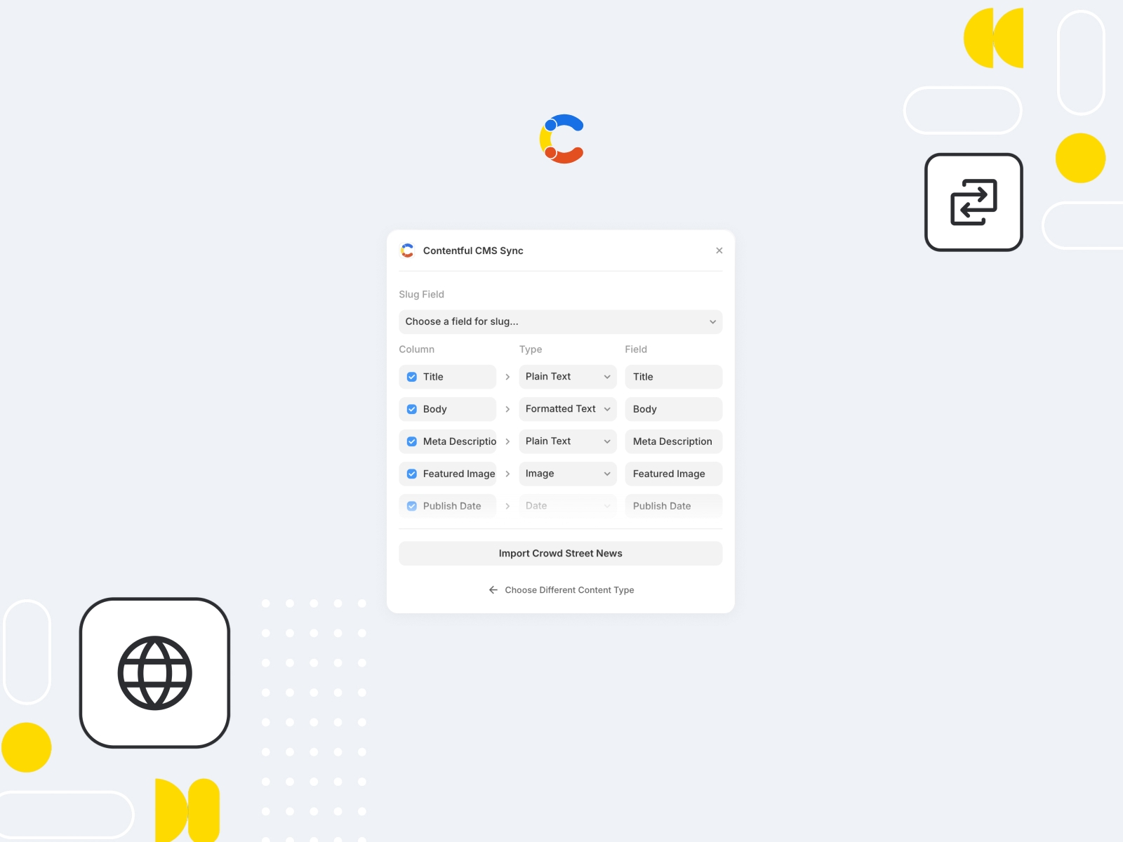 Screenshot 2 for Contentful CMS Sync, a Framer Marketplace plugin by Push Refresh.