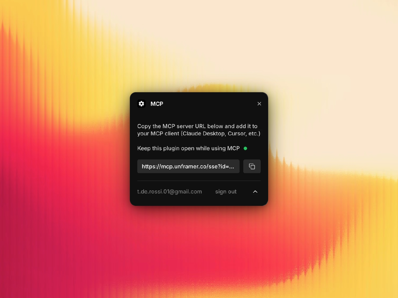 Thumbnail 1 for MCP, a Framer Marketplace template by Tommy D. Rossi.