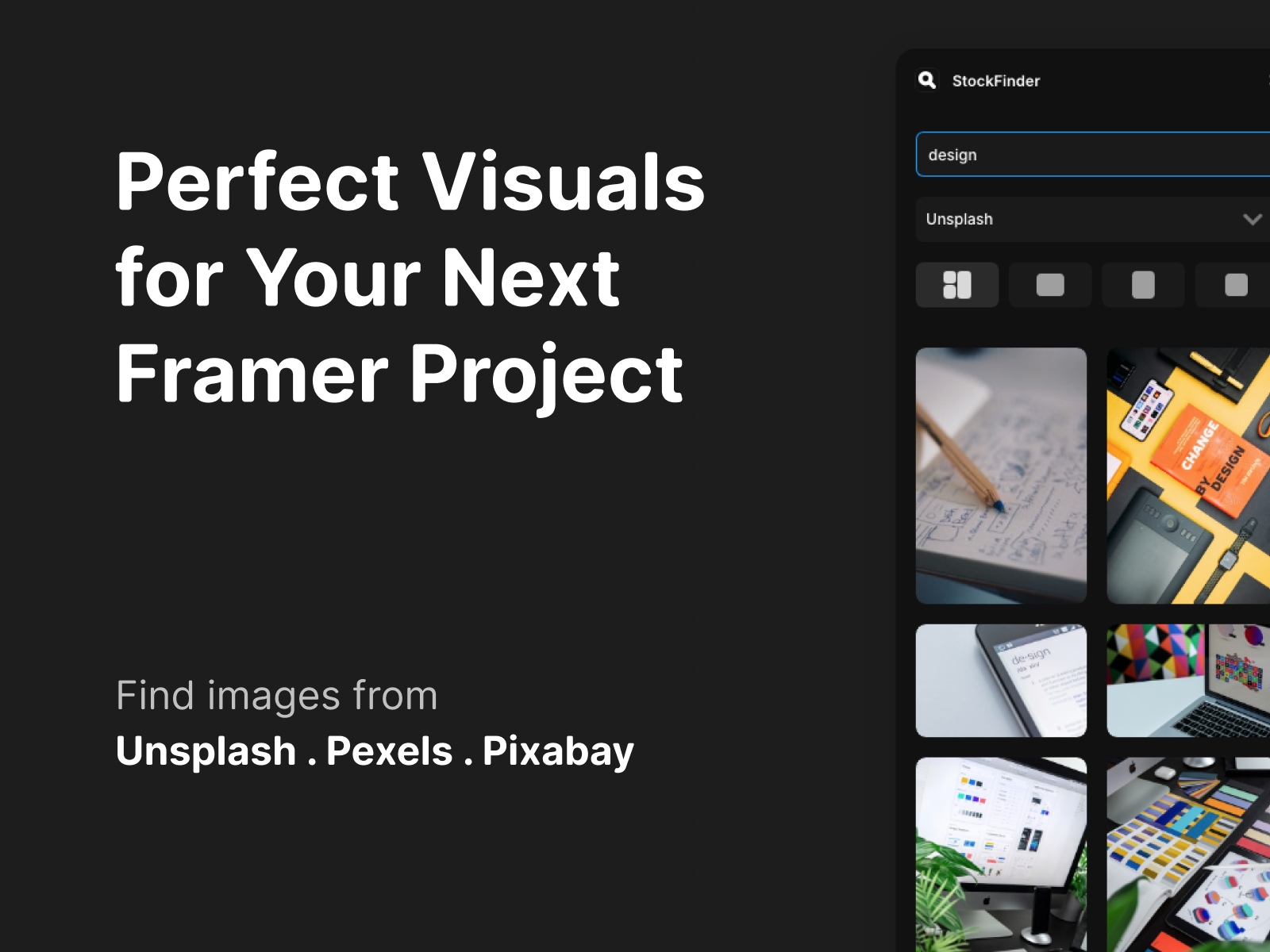 Thumbnail 1 for StockFinder, a Framer Marketplace template by Chris Gerber.