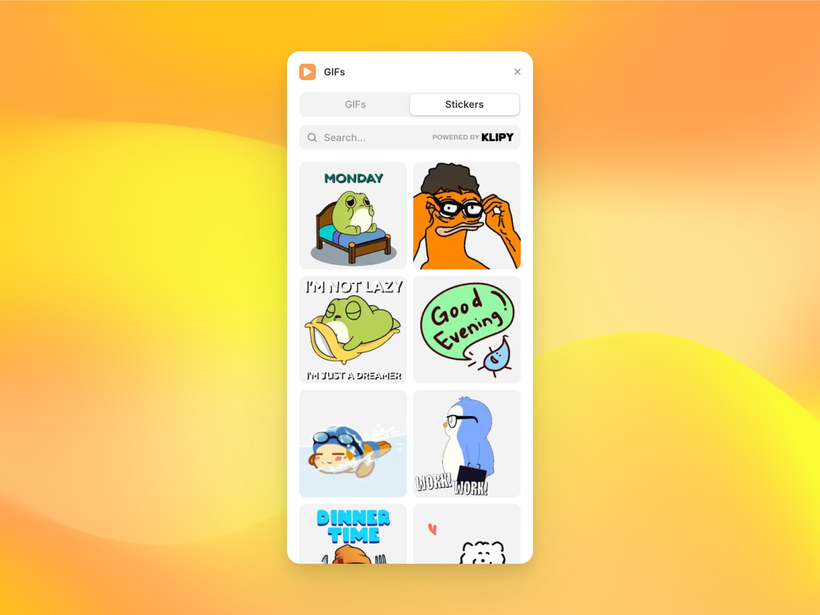 Thumbnail 2 for GIFs, a Framer Marketplace template by Isaac Roberts.
