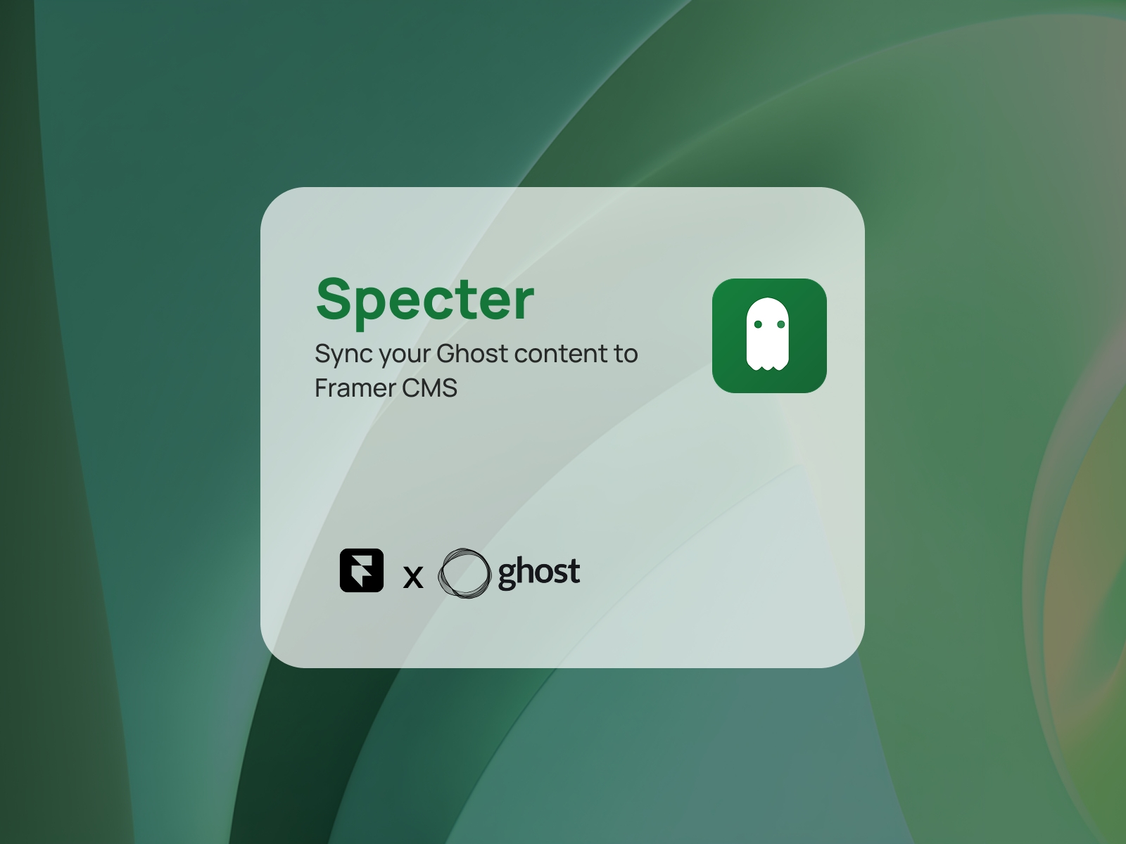 Thumbnail 1 for Specter, a Framer Marketplace template by Nathan Ryver.