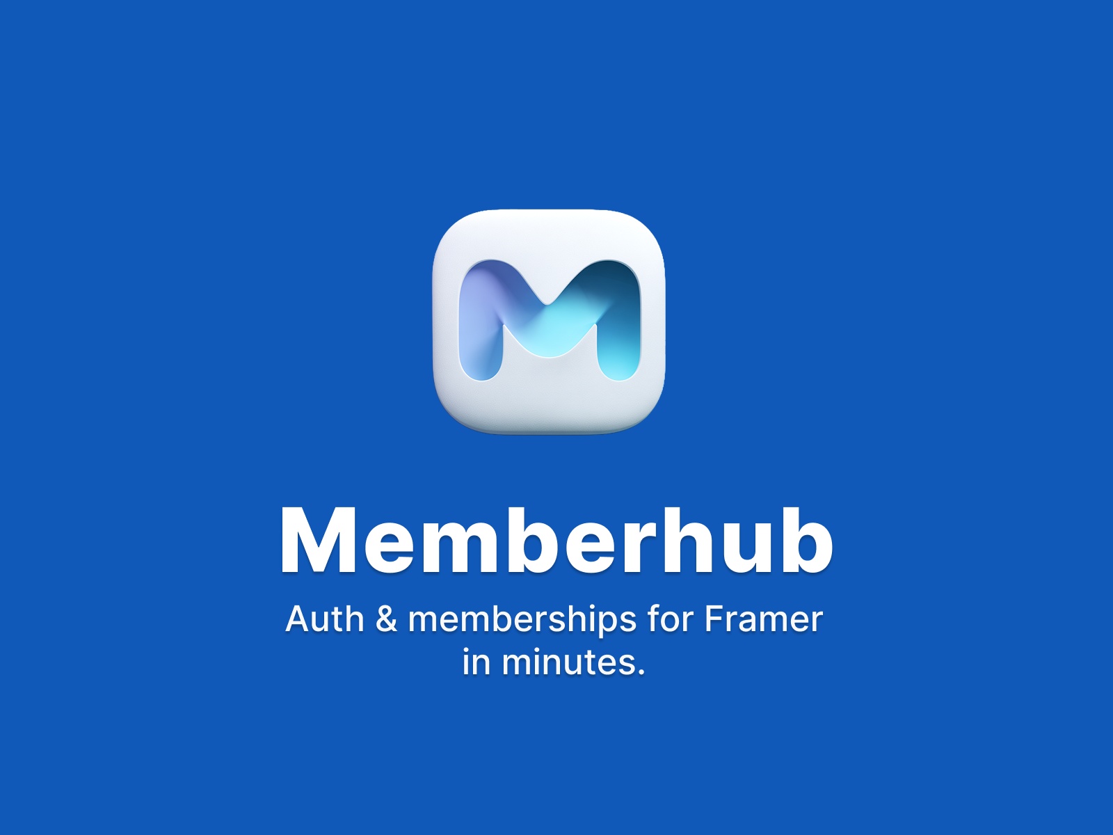 Thumbnail 1 for Memberhub, a Framer Marketplace template by Nathan Ryver.