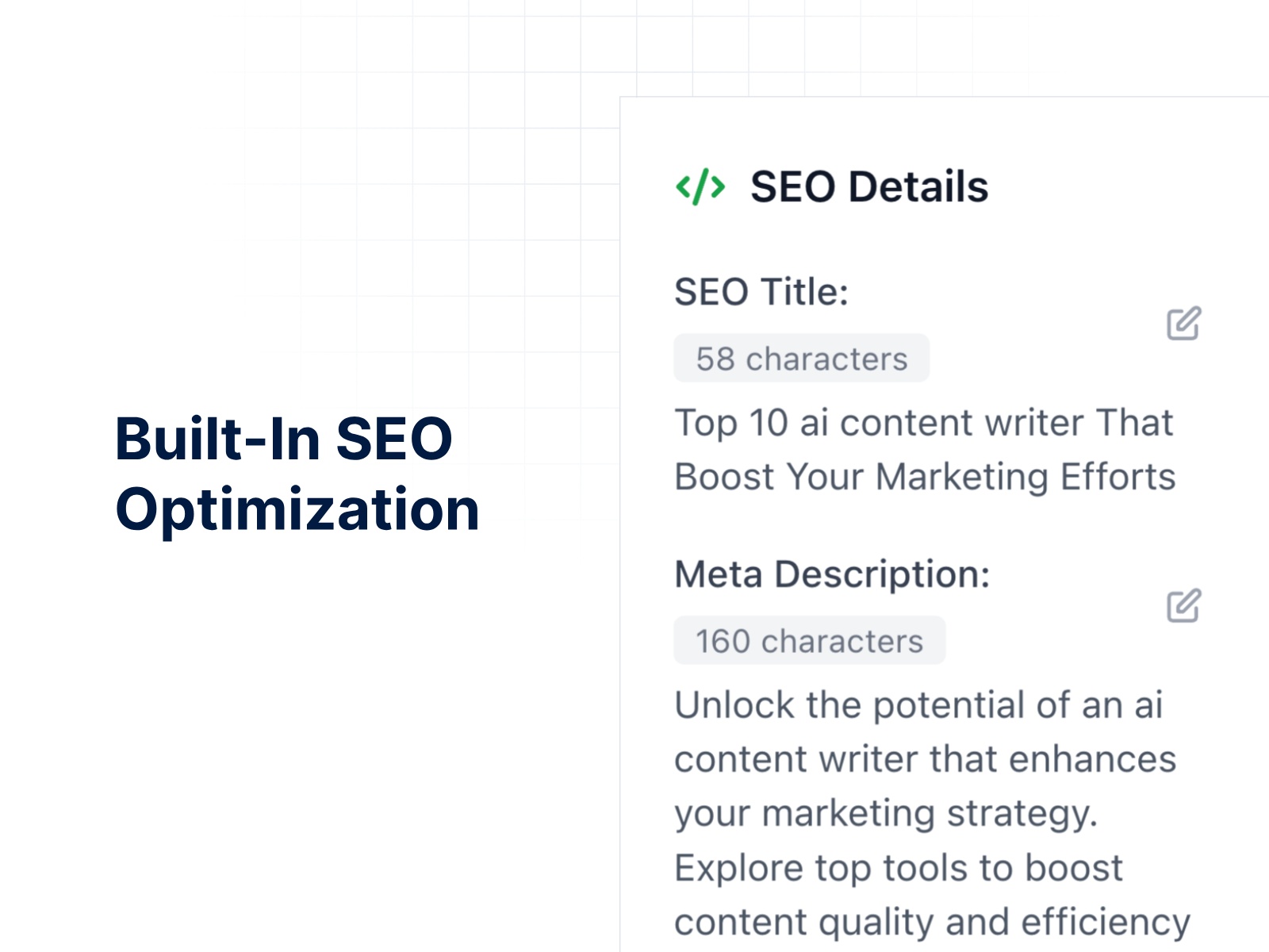 Screenshot 3 for IndexPilot, a Framer Marketplace plugin by IndexPilot.