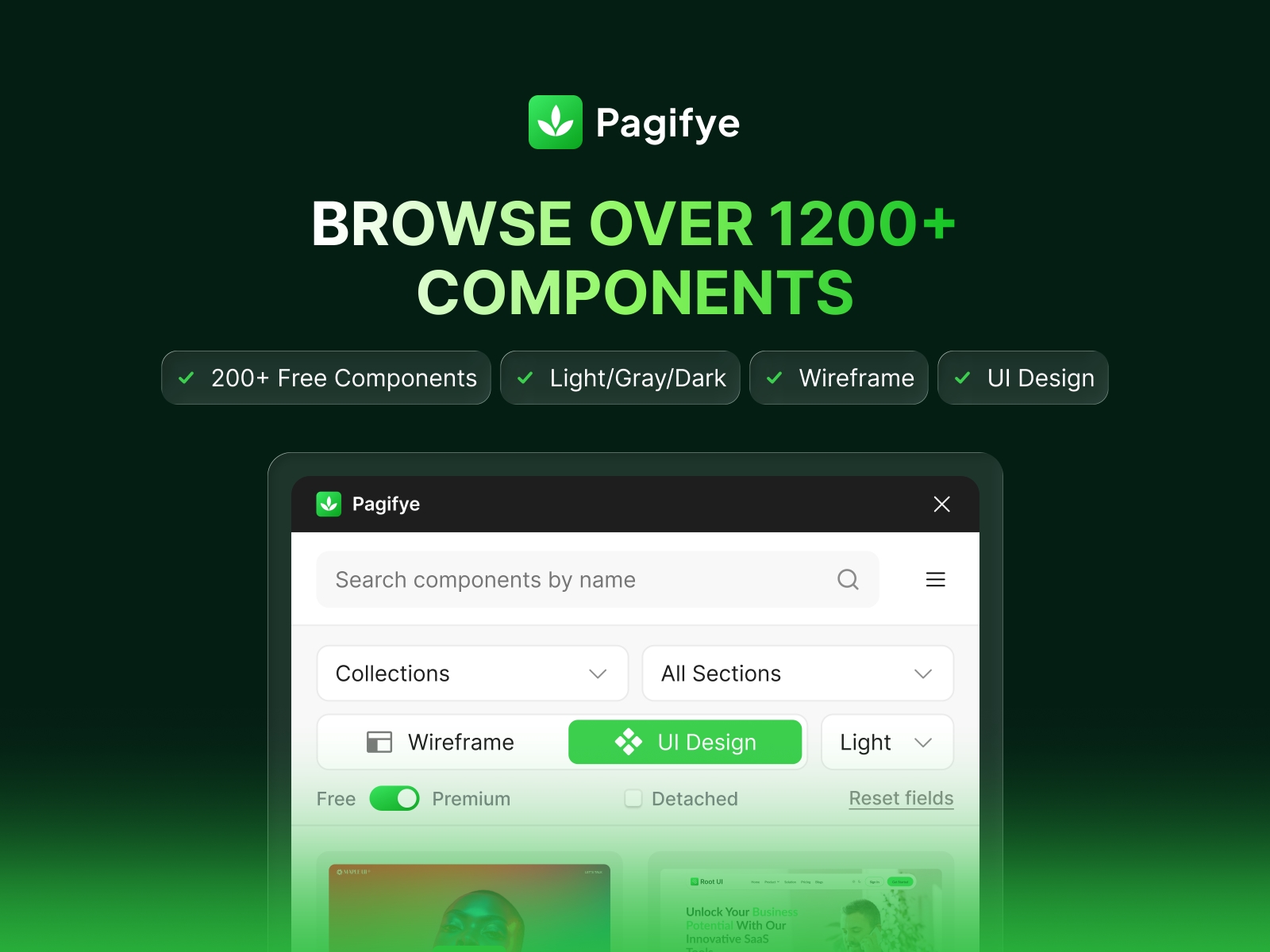Screenshot 2 for Pagifye, a Framer Marketplace plugin by Pagifye.
