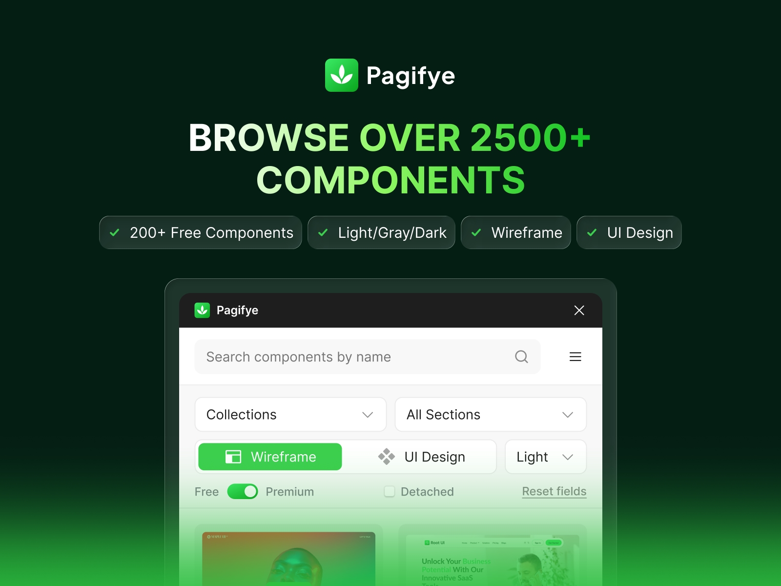 Thumbnail 2 for Pagifye, a Framer Marketplace template by Pagifye.
