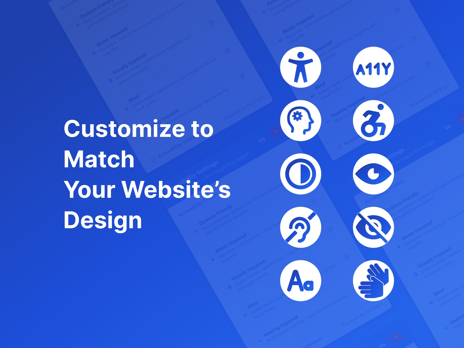 Screenshot 3 for AxOrigin Accessibility, a Framer Marketplace plugin by Ax Developer.