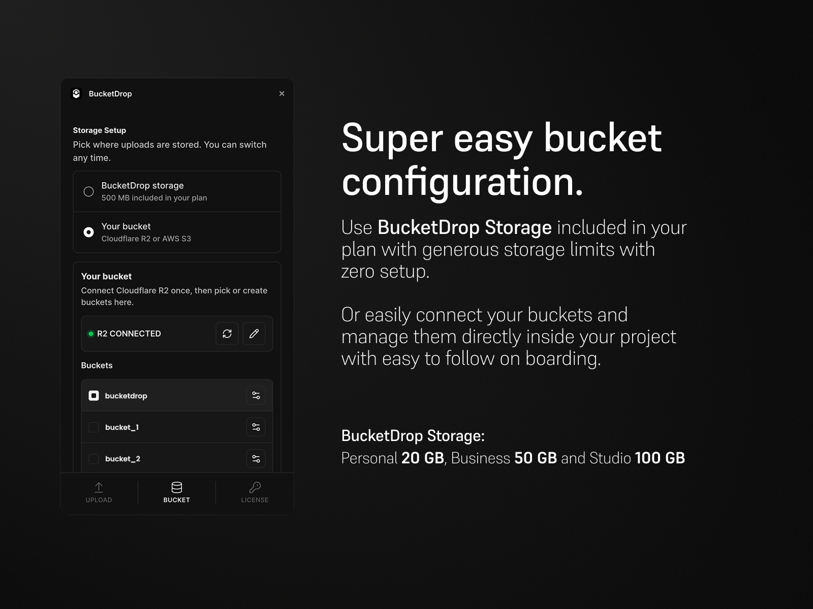 Screenshot 4 for BucketDrop, a Framer Marketplace plugin by FRMHX.