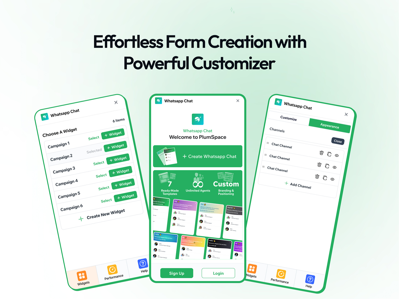 Screenshot 2 for PlumSpace: WhatsApp Chat, a Framer Marketplace plugin by PlumSpace.