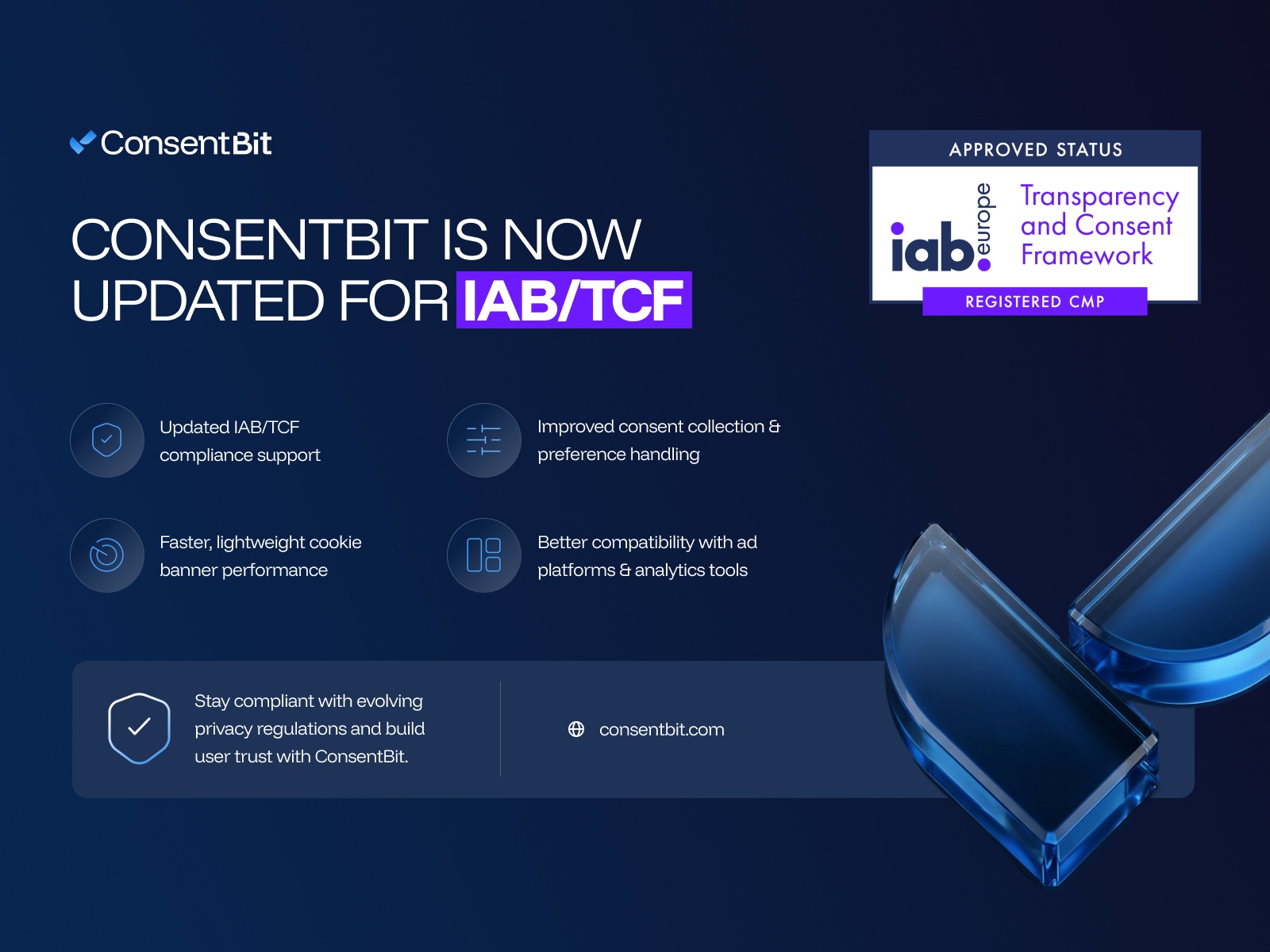 Thumbnail 2 for ConsentBit, a Framer Marketplace template by Seattle New Media.