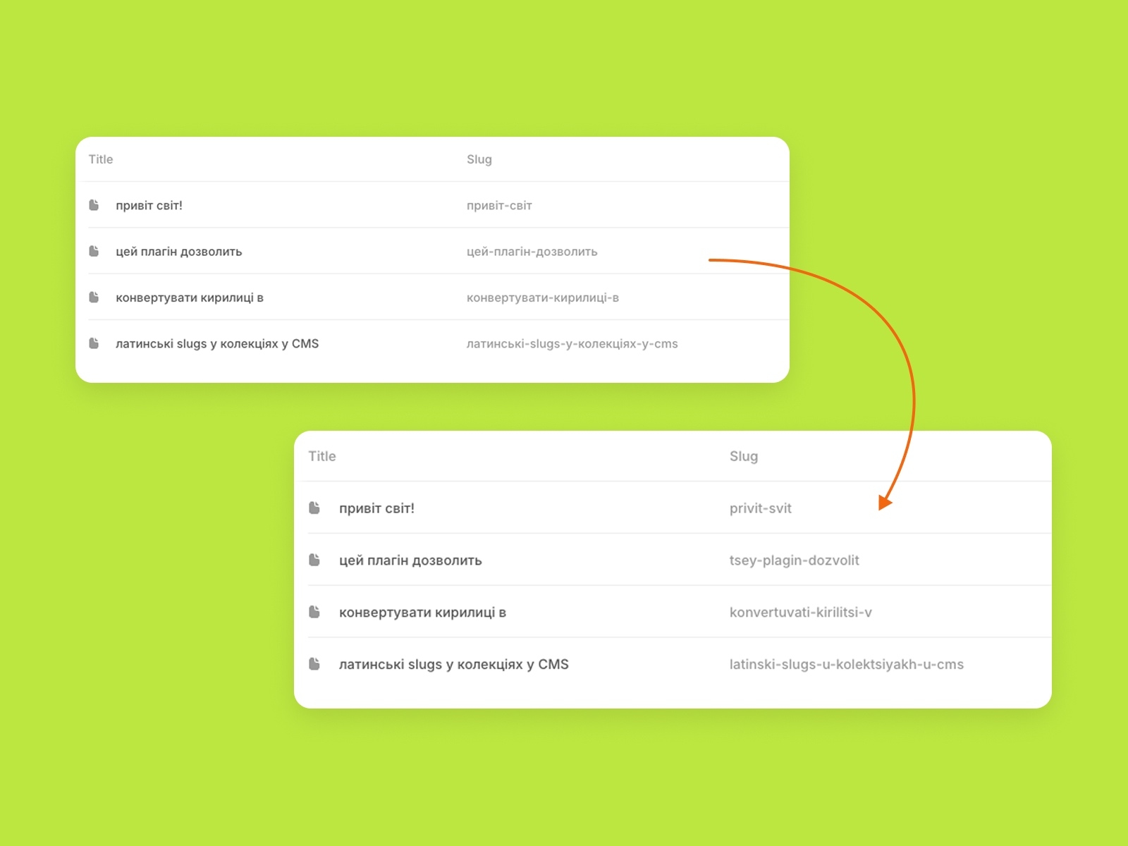 Screenshot 3 for Cyr To Lat, a Framer Marketplace plugin by Sergei Chyrkov.