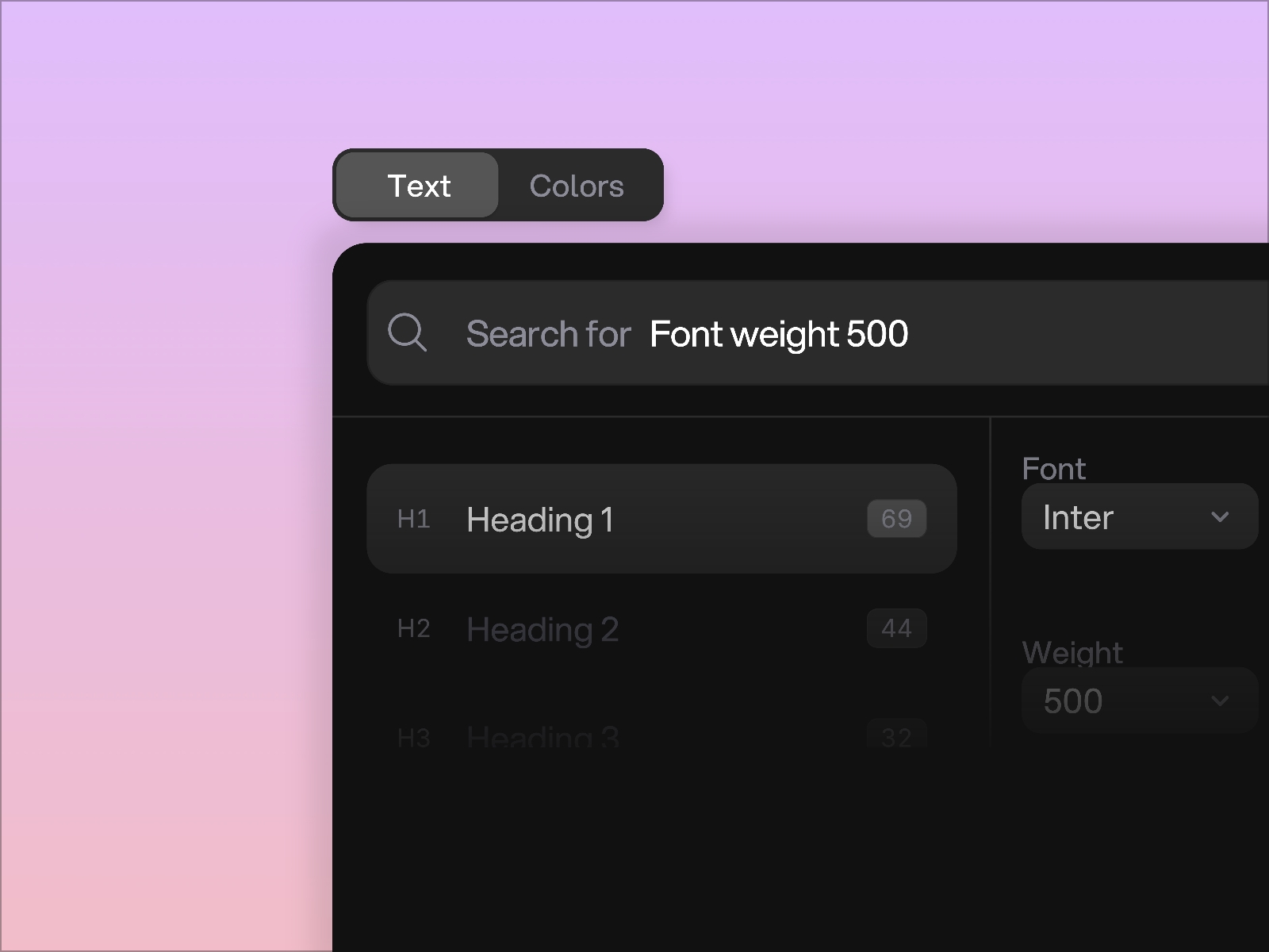 Screenshot 2 for Style Manager, a Framer Marketplace plugin by Framer Lists.