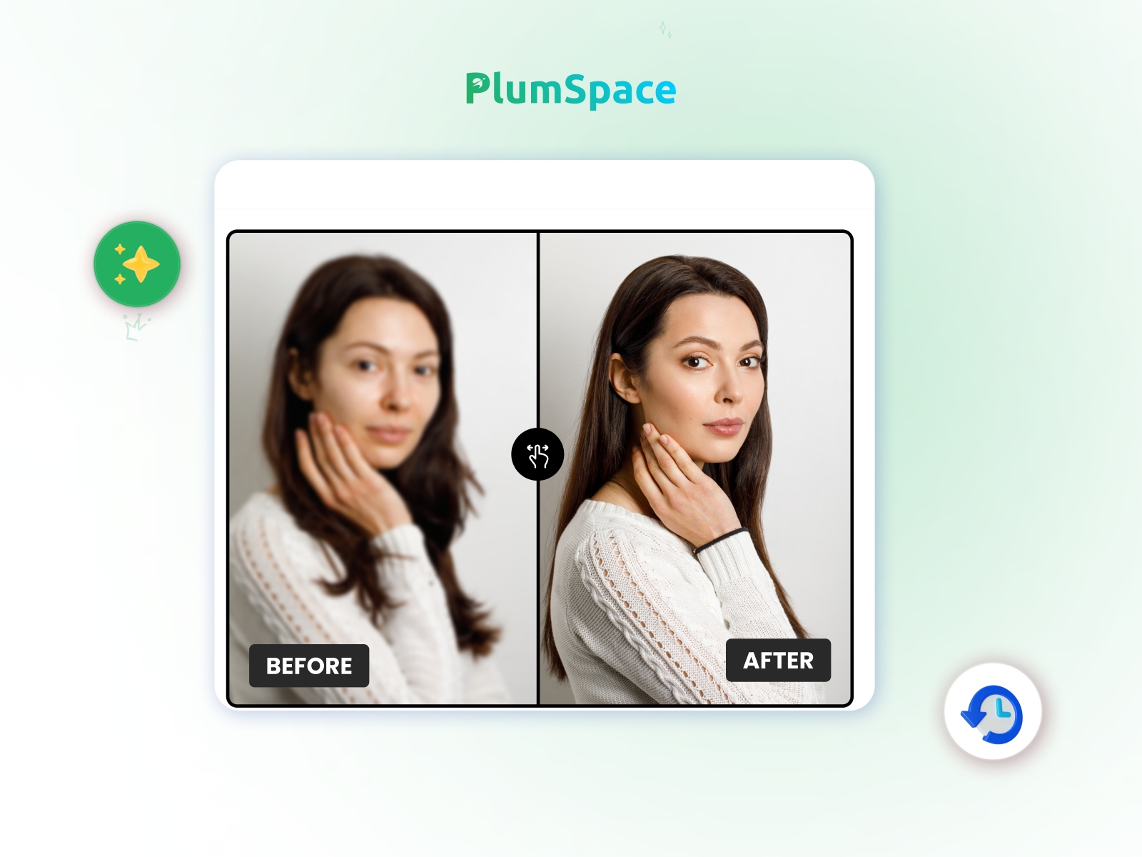 Thumbnail 1 for PlumSpace: Before & After Slider, a Framer Marketplace plugin by PlumSpace.