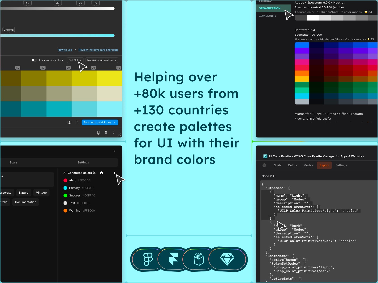 Screenshot 4 for UI Color Palette, a Framer Marketplace plugin by Aurélien Grimaud.