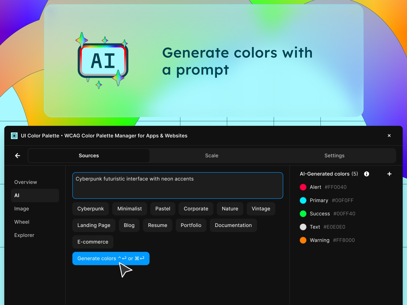 Thumbnail 2 for UI Color Palette, a Framer Marketplace template by Aurélien Grimaud.