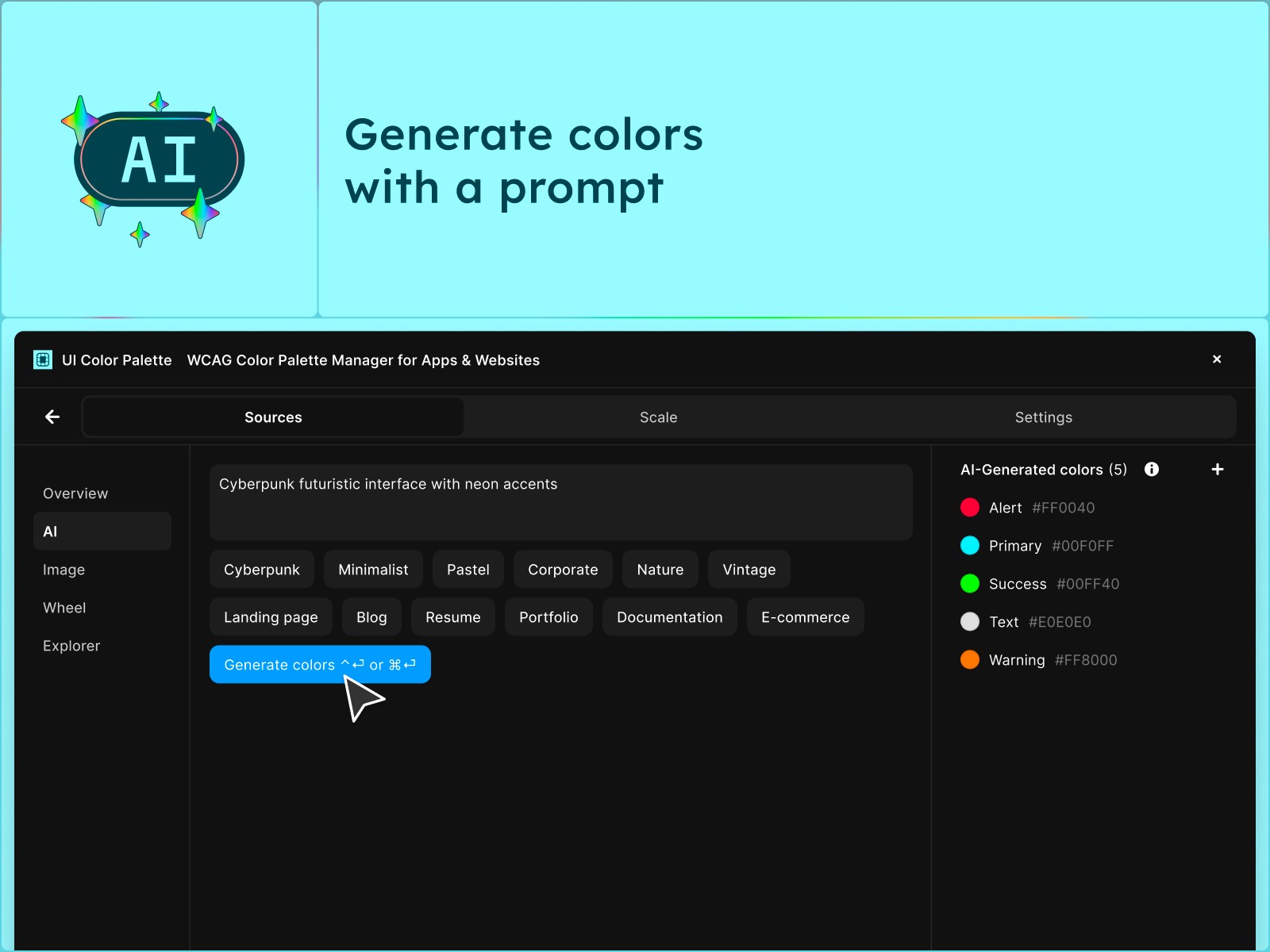 Thumbnail 2 for UI Color Palette, a Framer Marketplace template by Aurélien Grimaud.