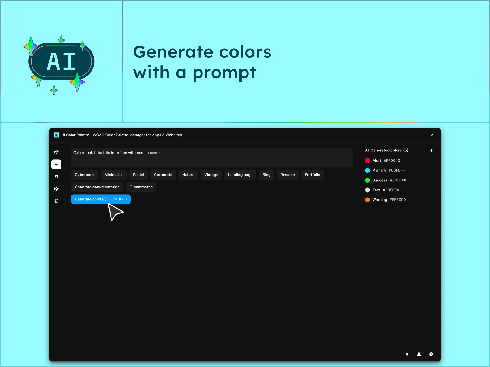 Thumbnail 2 for UI Color Palette, a Framer Marketplace template by Aurélien Grimaud.