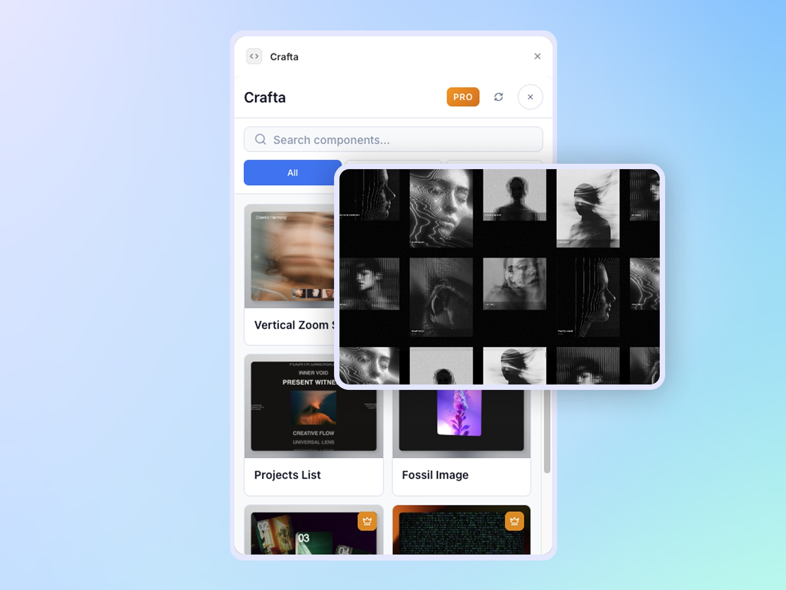 Thumbnail 2 for Crafta, a Framer Marketplace template by PixFold.