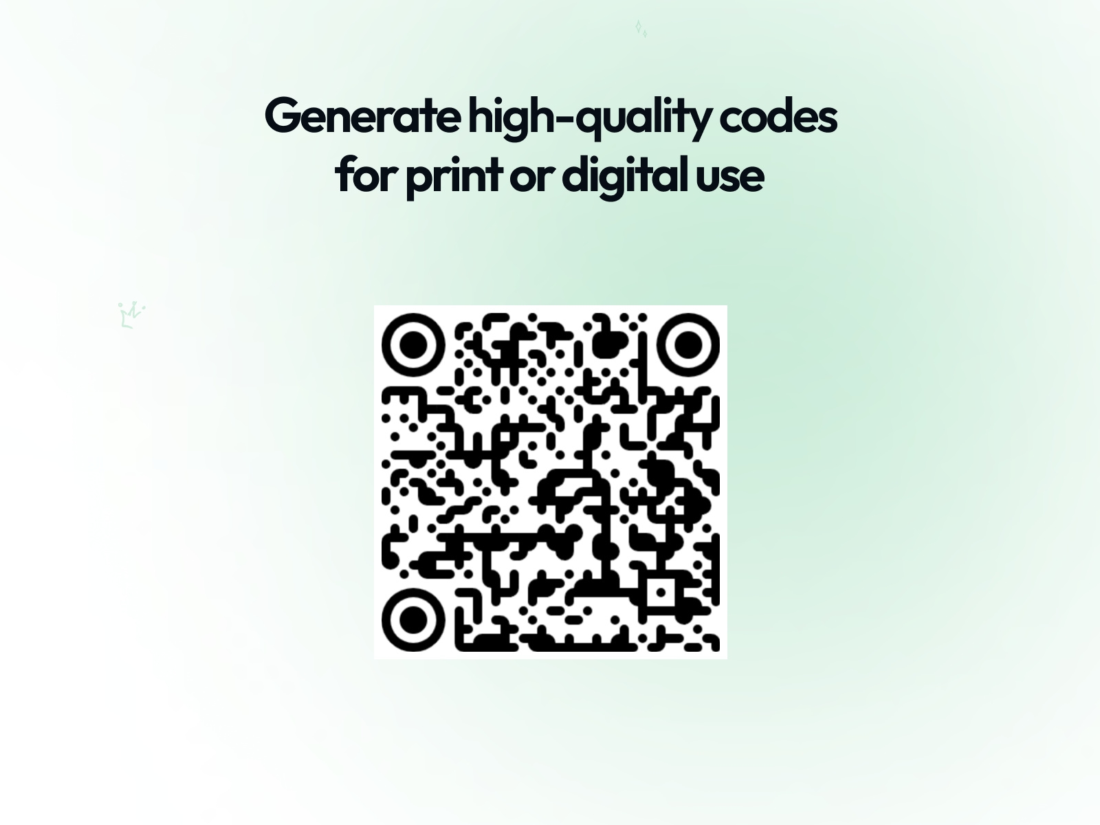 Screenshot 4 for PlumSpace: QR Code Generator, a Framer Marketplace plugin by PlumSpace.