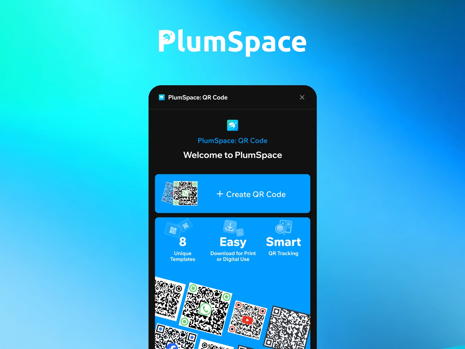 Thumbnail 1 for PlumSpace: QR Code Generator, a Framer Marketplace plugin by PlumSpace.