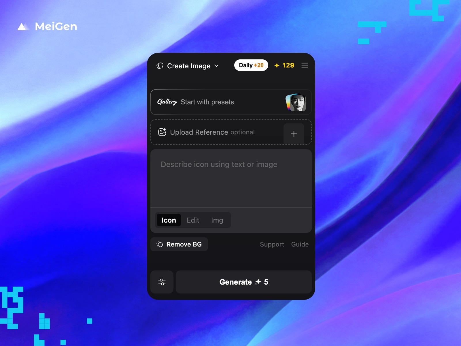 Thumbnail 1 for MeiGen AI Generator, a Framer Marketplace template by Jau dev.