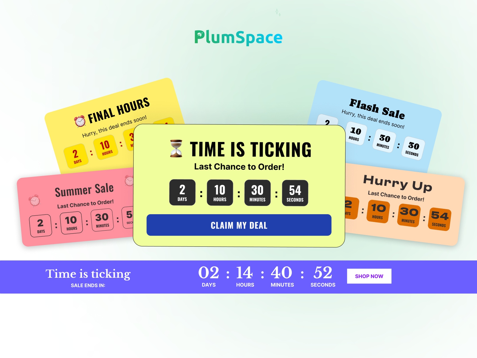 Thumbnail 1 for PlumSpace: Countdown Timer, a Framer Marketplace plugin by PlumSpace.