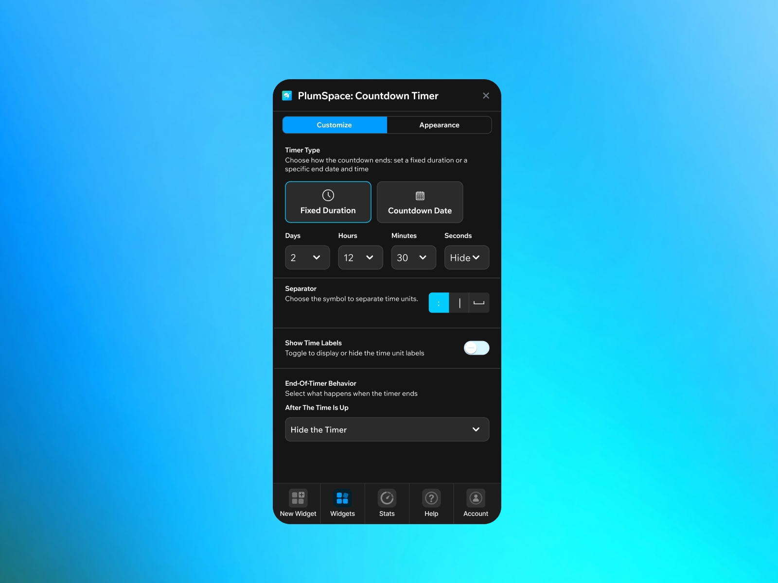 Thumbnail 2 for PlumSpace: Countdown Timer, a Framer Marketplace template by PlumSpace.