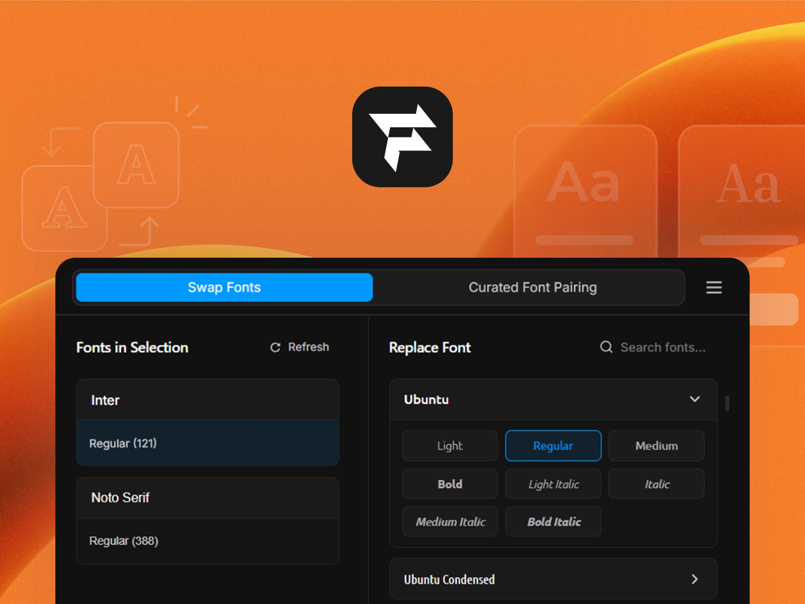 Thumbnail 1 for Fontwise: Quick Font Replacer & Pairing, a Framer Marketplace template by Framer Spark.
