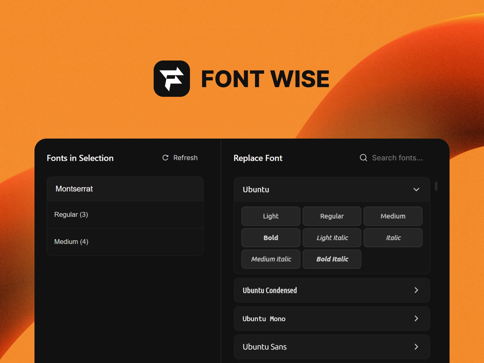 Thumbnail 1 for Font Wise - 1 click font replacement, a Framer Marketplace template by Framer Spark.