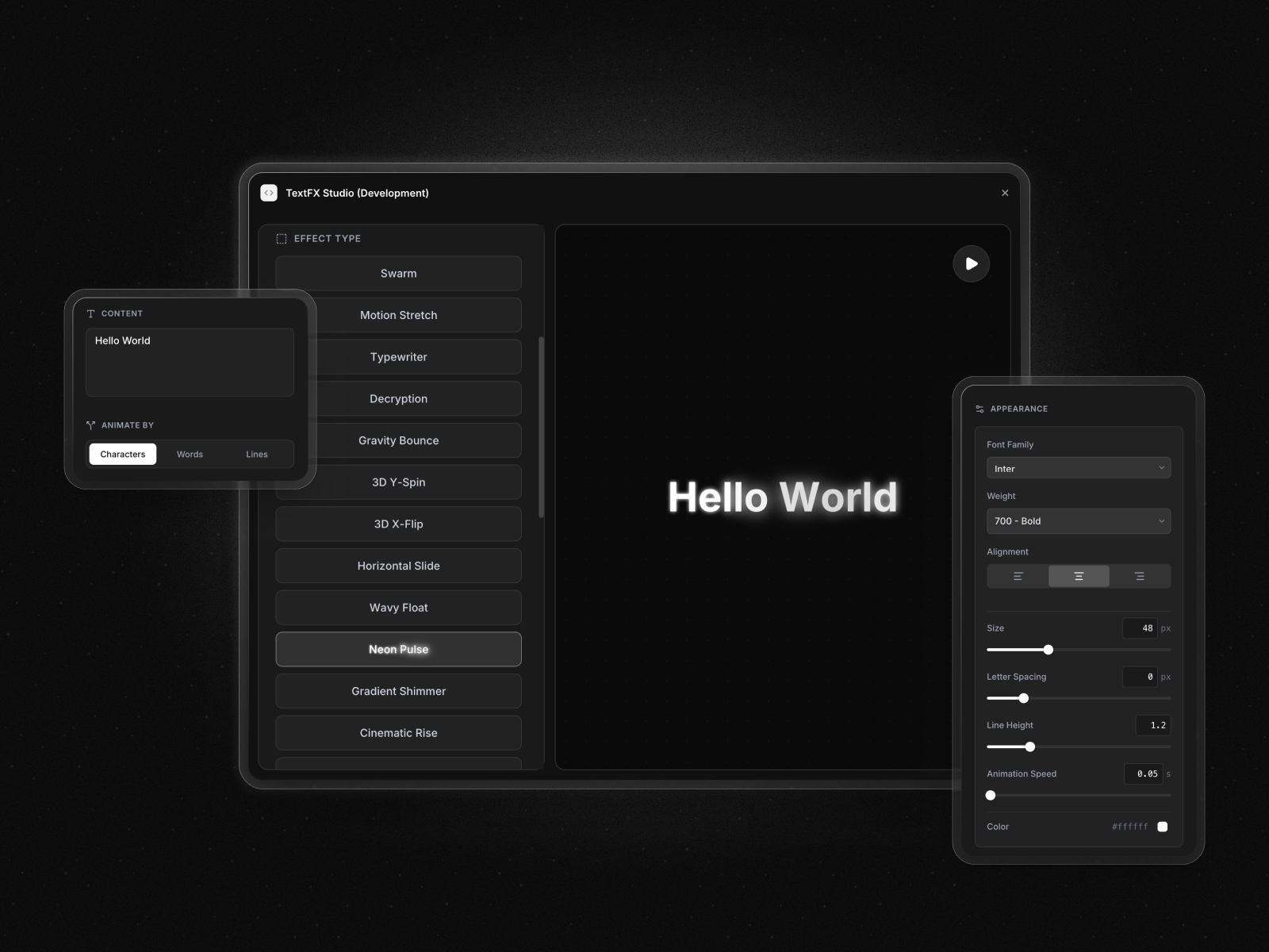 Thumbnail 2 for Kinetic Type, a Framer Marketplace template by Gunnar Gray.