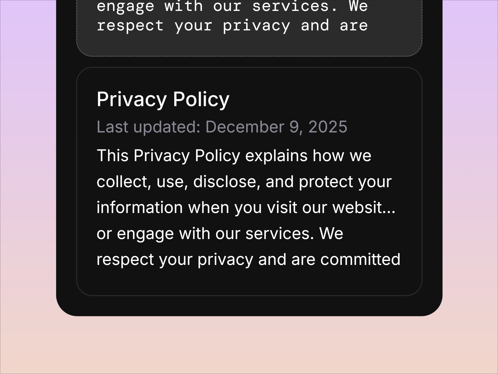 Screenshot 4 for Doc Pages, a Framer Marketplace plugin by Framer Lists.