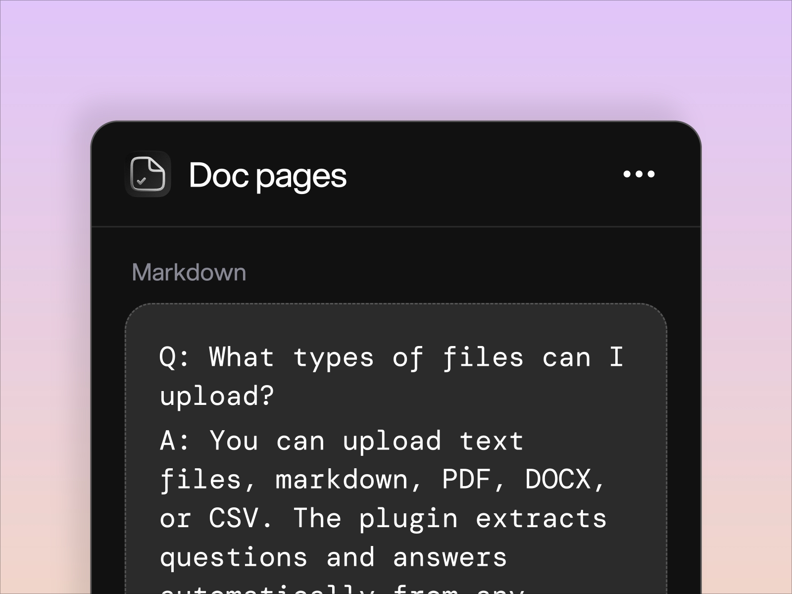 Thumbnail 2 for Doc Pages, a Framer Marketplace plugin by Framer Lists.