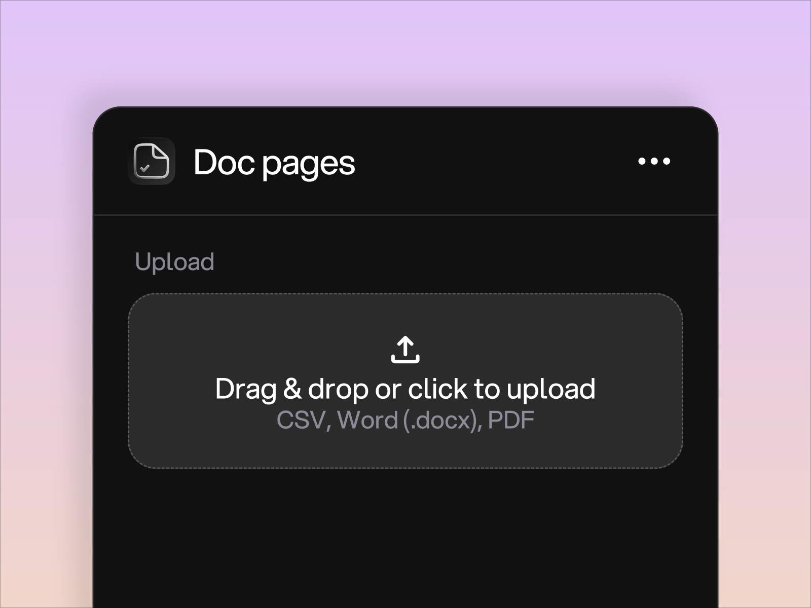 Thumbnail 1 for Doc Pages, a Framer Marketplace plugin by Framer Lists.
