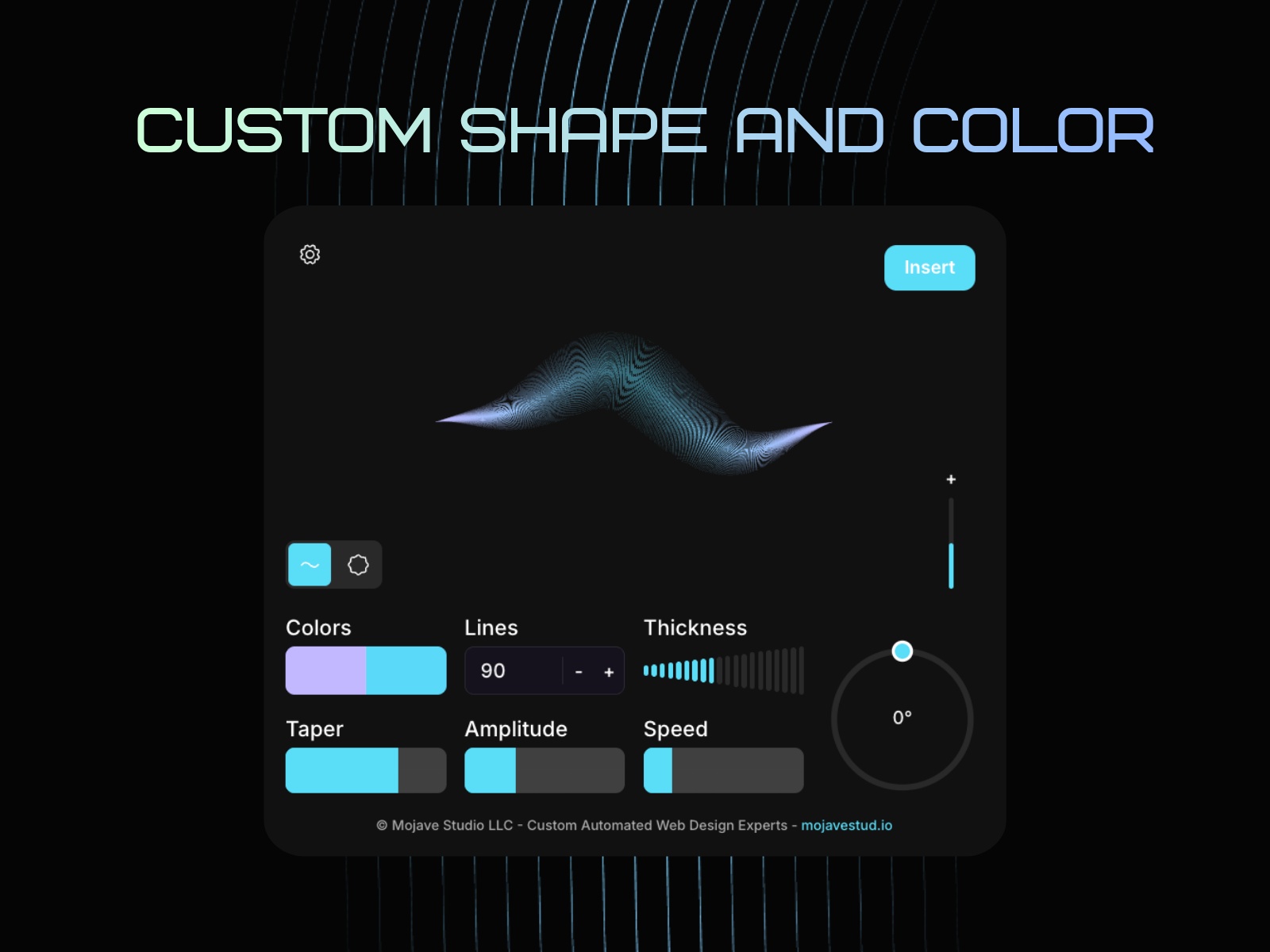 Thumbnail 2 for Ribbon Wave, a Framer Marketplace template by Mojave Studio.