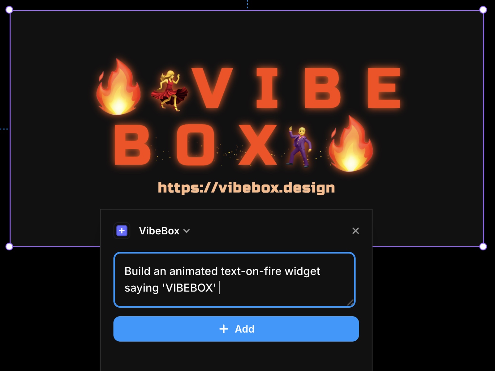 Thumbnail 1 for VibeBox, a Framer Marketplace template by Paul Hunkin.