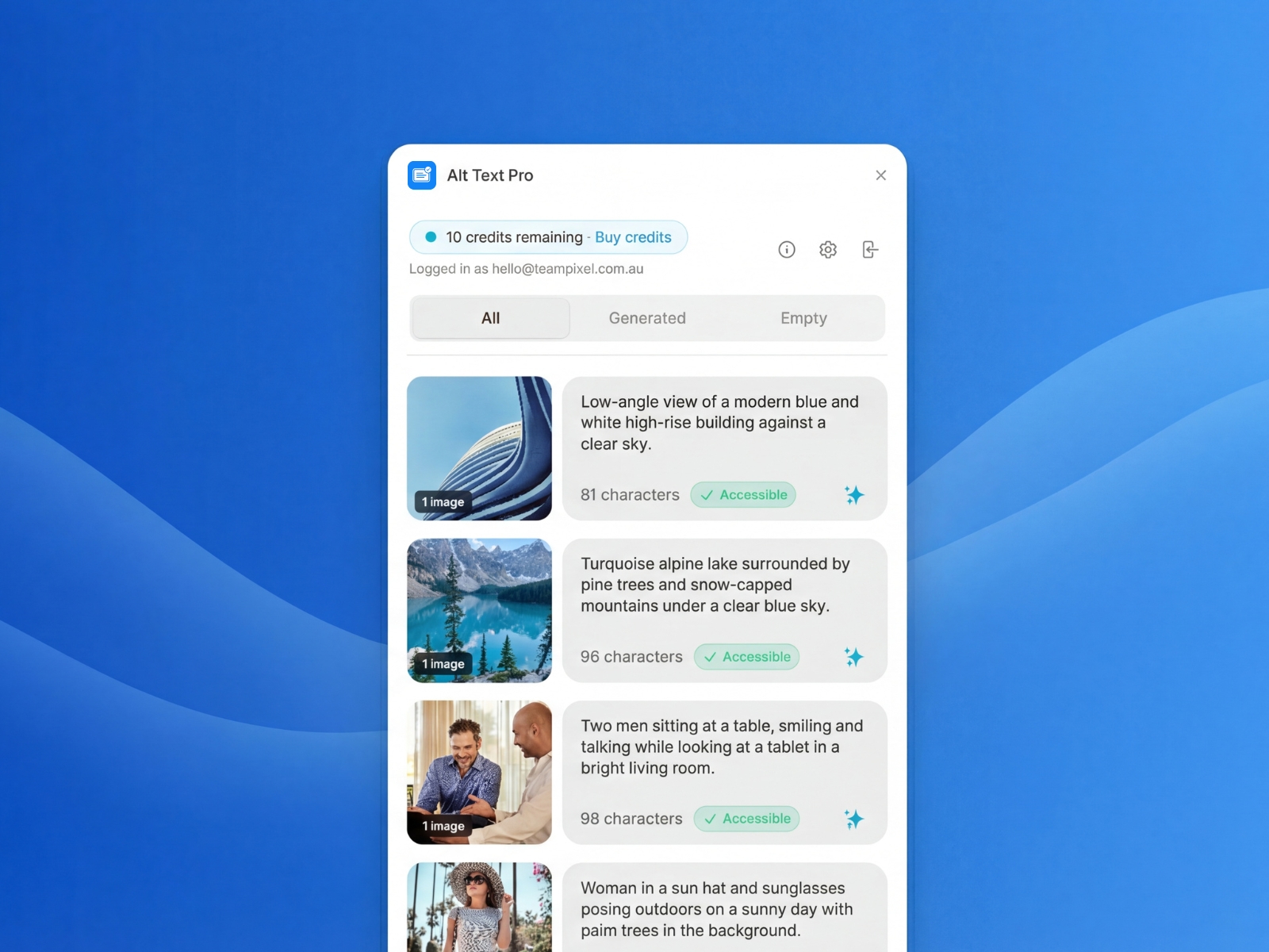 Thumbnail 1 for Alt Text Pro, a Framer Marketplace template by Aidan Looker.