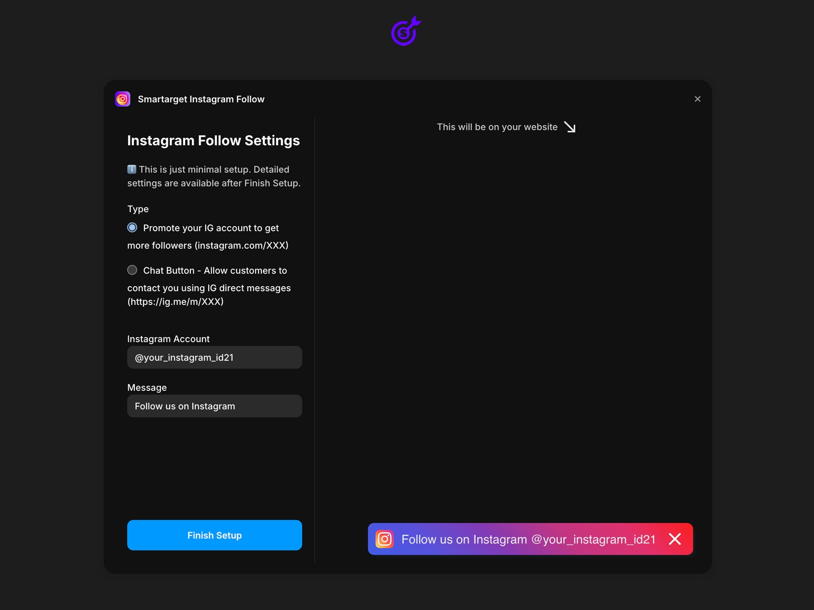 Thumbnail 2 for Instagram Follow Us, a Framer Marketplace plugin by Smartarget.